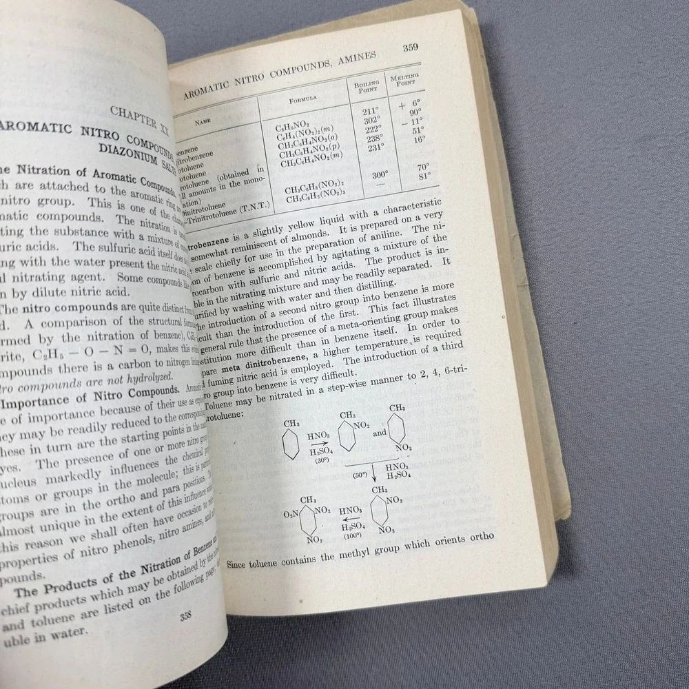 James Bryant Conant Chemistry of Organic Compounds PB 1944 USAFI EM 454 Science